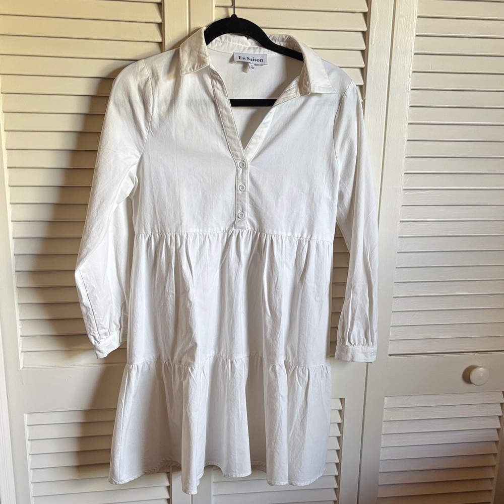 En Saison Ivory mini dress